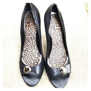 BCBG Girls peep toe pumps